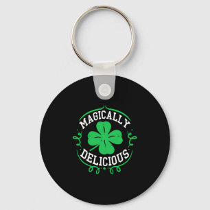 Magisch köstliches Fun St Patricks Day Kleeblatt Schlüsselanhänger