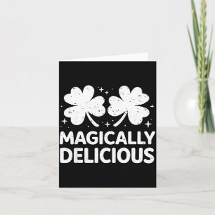 Magisch leckere lustige St. Patricks Day Männer Karte