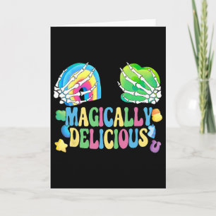Magisch leckere Shamrock-Brust St. Patricks Da Karte