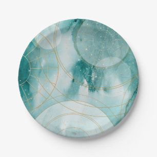 Magische Abschluss Sterne II Pappteller