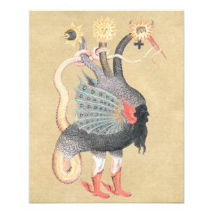 Magische Alchemy Dragon-Farbe Fotodruck