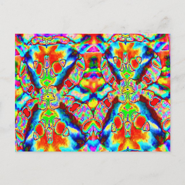 Magische Alien Postkarte (Vorderseite)