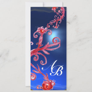MAGISCHE BEEREN 4,MONOGRAMM roter Saphir Einladung