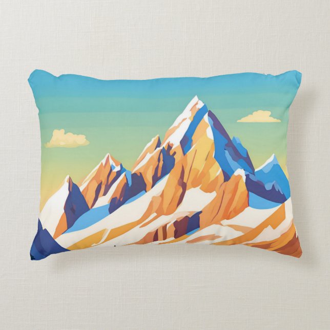 Magische Berge Dekokissen (Vorderseite)