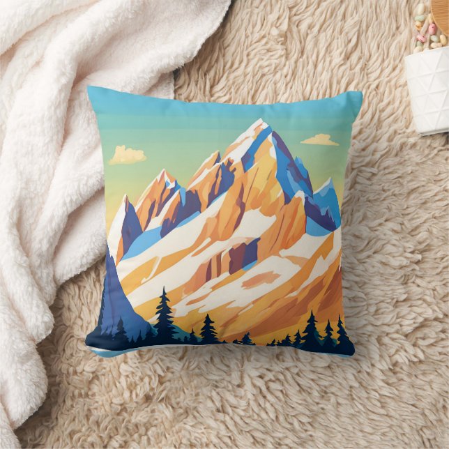 Magische Berge Kissen (Decke)
