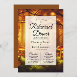 Magische Bernsteinwälder Probe Abendessen Einladung