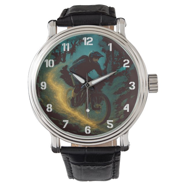 Magische Bike-Erlebniswanderwege Armbanduhr (Vorderseite)