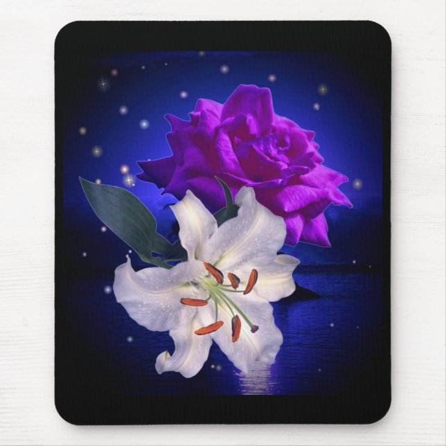 Magische Blume Mousepad (Vorne)