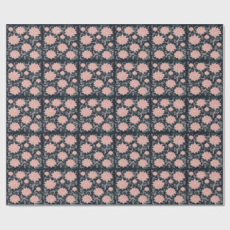 Magische Blumen mit Glitter-Design Geschenkpapier