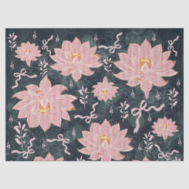 Magische Blumen mit Glitter-Design Seidenpapier