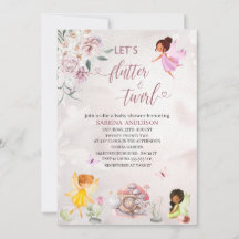 Magische Blumengebäck Princess Babydusche Invita