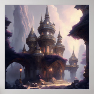 Magische Burg Poster