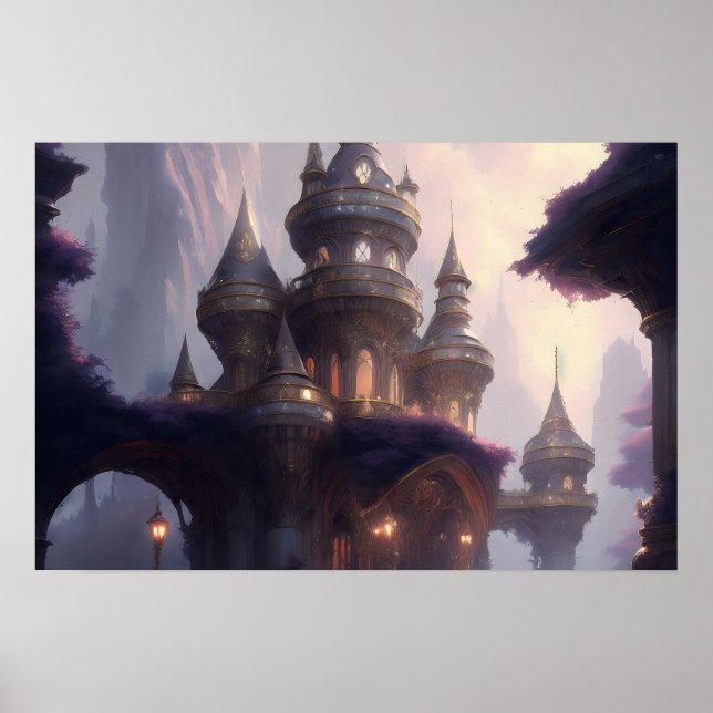 Magische Burg Poster (Vorne)
