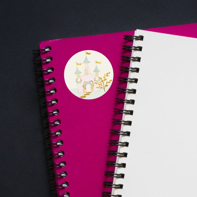 Magische Burgklemme Runder Aufkleber (Von Creator hochgeladen)