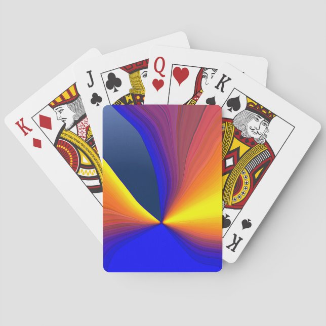 Magische Bürsten-Farbspielkarten Spielkarten (Rückseite)