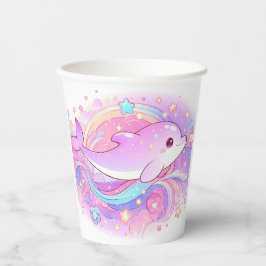 Magische Dolphin-Babydusche Pappbecher