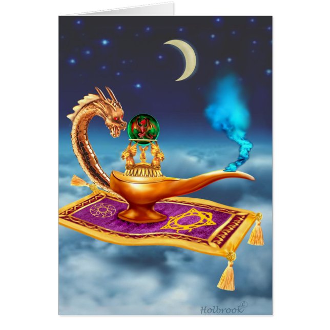 Magische Drache-Lampe (Vorne)