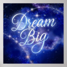 Magische "Dream Big" Kalligraphie - Celestial Spar