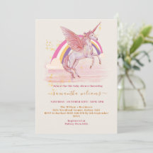 Magische Einhorn-Baby-Shower-Party