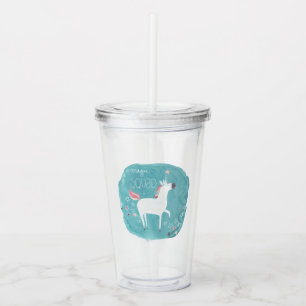 Magische Einhorn-Gruppe Acryltrinkbecher