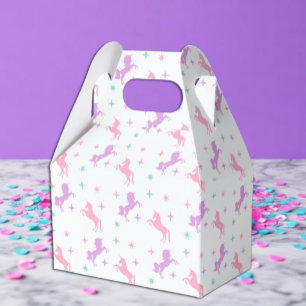 Magische Einhorn-Mädchen-Geburtstag Geschenkschachtel