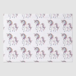 Magische Einhornträume - Whimsical Fantasy Design Seidenpapier