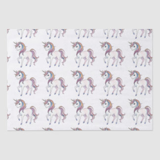 Magische Einhornträume - Whimsical Fantasy Design Seidenpapier
