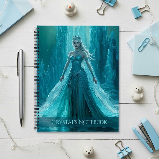 Magische Eis-Königin Winter Weihnachten Notizbuch (Von Creator hochgeladen)