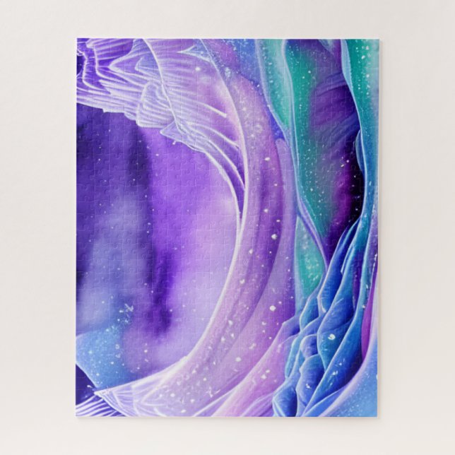 Magische Eismeere Digitale Kunst (Vertikal)