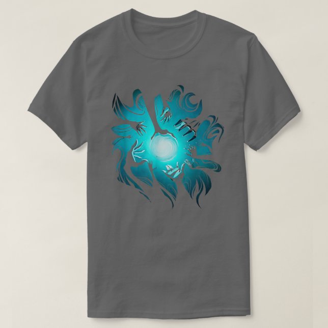 Magische Energie oder Ball aus Energie Hexendesign T-Shirt (Design vorne)