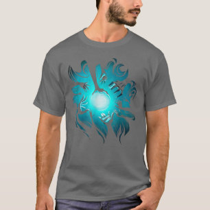 Magische Energie oder Ball aus Energie Hexendesign T-Shirt