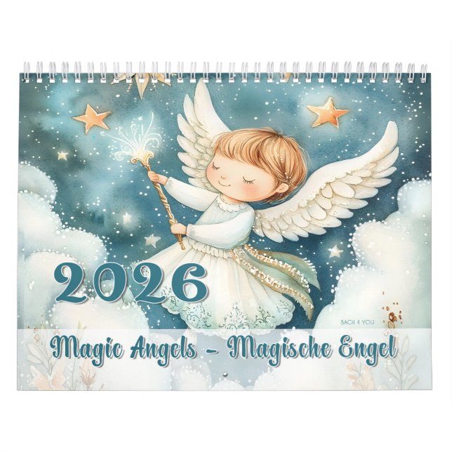 Magische Engel - Magische Engel 2026 Kalender (Titelbild)