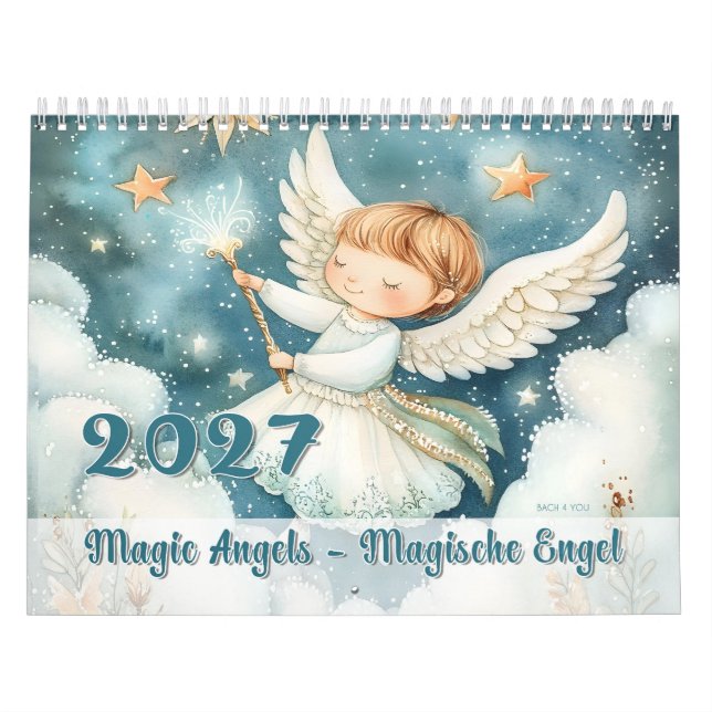 Magische Engel - Magische Engel 2026 Kalender (Titelbild)