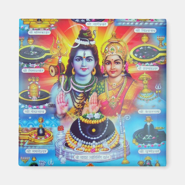 MAGISCHE FÄHIGKEITEN HINDUISMUS MAGNET (Vorne)