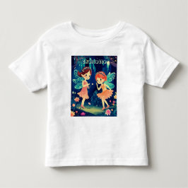 Magische Fairies, die im Namen des Waldes spielen Kleinkind T-shirt