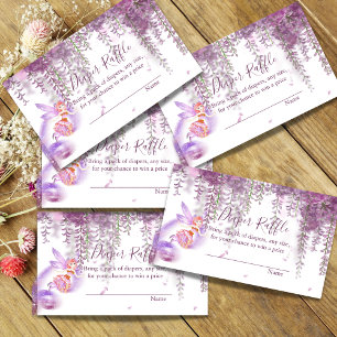 Magische Fairy Baby Dusche Windeln Raffelkarten Begleitkarte