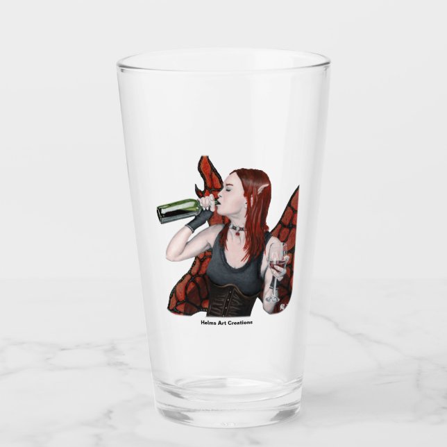 Magische Fairy Drink Wein Fantasy Art Glas Cup (Vorderseite)