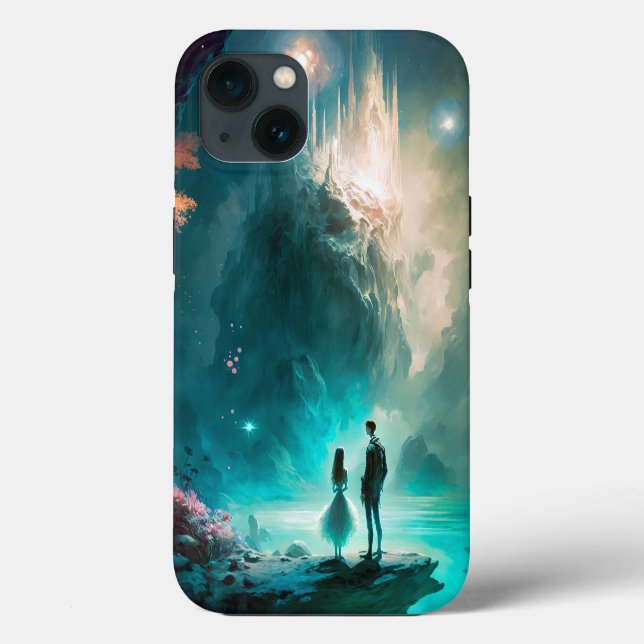 Magische Fantasy Landschaft Kunst Case-Mate iPhone Hülle (Rückseite)