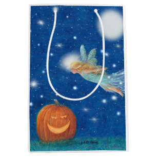 Magische Fee und Jack O'Lantern Halloween-Party Mittlere Geschenktüte