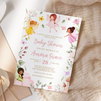 Magische Fee Verzauberter Garten Pink Babydusche