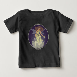 Magische feenhafte weiße baby t-shirt