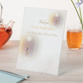 magische Feier Mutter Geburtstag Pedestal Sign Sockelschild