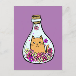 Magische Flasche Postkarte