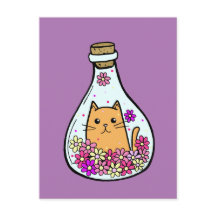 Magische Flasche Postkarte