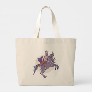 Magische Freunde Einhorn, Alpaca, Kitten, Sloth Jumbo Stoffbeutel