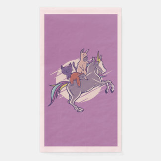 Magische Freunde | Einhorn, Alpaca, Kitten, Sloth Serviette