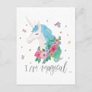 Magische Freunde IV Ich bin magisch Postkarte