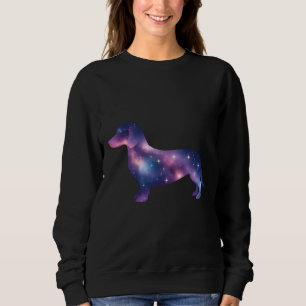 Magische Galaxie Dackel Sweatshirt
