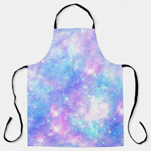 Magische Galaxie: Pink Blue Star Print Schürze