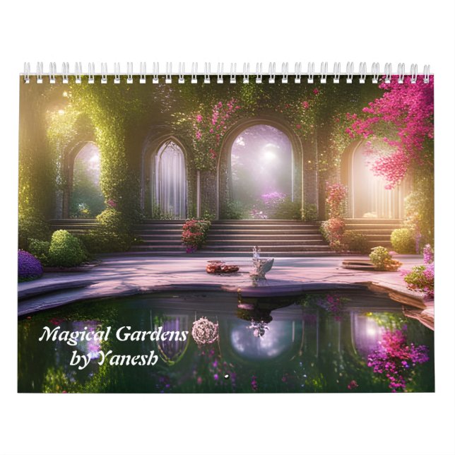 Magische Gärten 2024 Kalender (Titelbild)